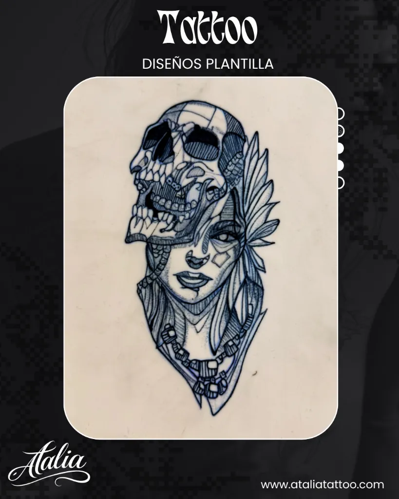 Mujer & Calavera